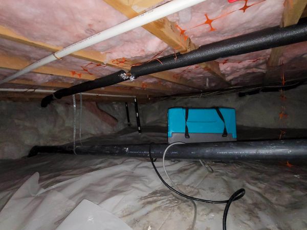 Crawl Space Water Remediation in Dunedin
